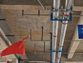 滨湖管廊支架的安装方法