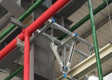 滨湖该抗震支架的整体式支吊架结构协调性好